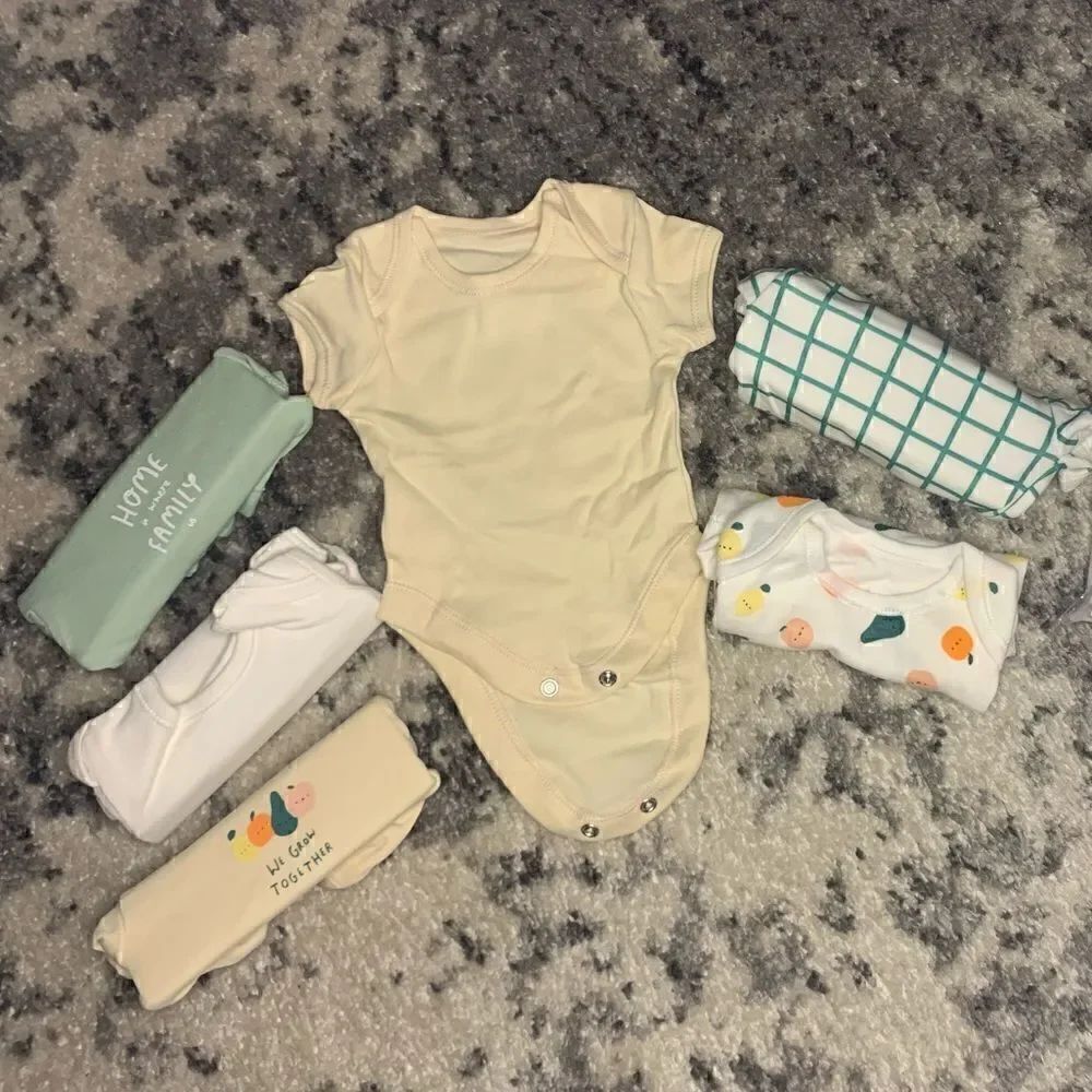 6 piece Baby Onesies